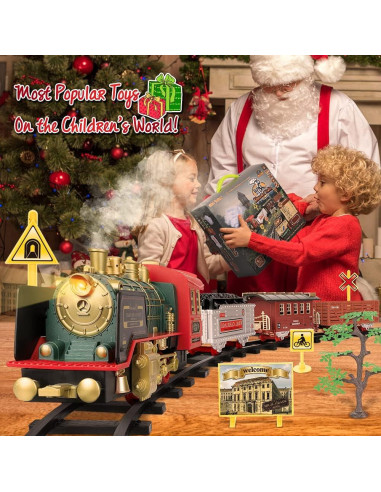 Juego de Tren Eléctrico Mini Tudou con Control Remoto 1.05 kg