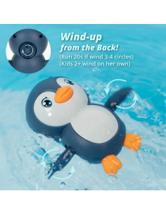 Juguetes de Baño DUCKBOXX XX Pingüinos Nadadores 18M+ 2