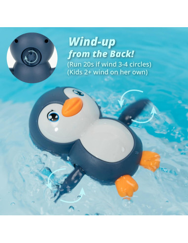 Juguetes de Baño DUCKBOXX XX Pingüinos Nadadores 18M+