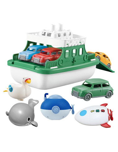 Set de Juguetes de Baño Ferry Boat OKGIUGN 9 Piezas