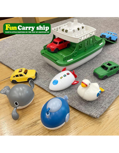 Set de Juguetes de Baño Ferry Boat OKGIUGN 9 Piezas