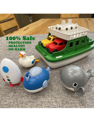 Set de Juguetes de Baño Ferry Boat OKGIUGN 9 Piezas