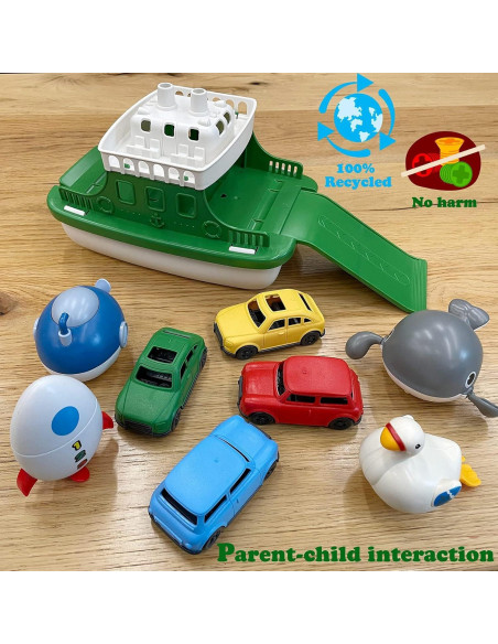 Set de Juguetes de Baño Ferry Boat OKGIUGN 9 Piezas
