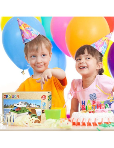 Set de Juguetes de Baño Ferry Boat OKGIUGN 9 Piezas