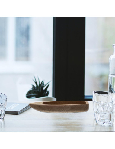 Barco de Madera Operitacx Adorno de Escritorio DIY 14.76 cm