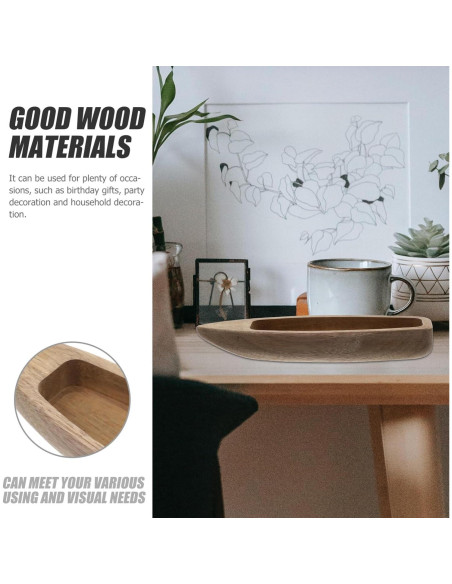 Barco de Madera Operitacx Adorno de Escritorio DIY 14.76 cm