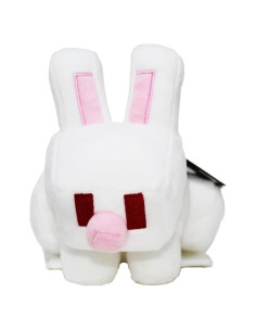 Peluche Conejo Blanco Minecraft Mattel 20 cm para 3 años