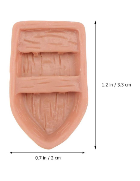 Adornos de Barco en Miniatura LOGOFUN 48 Piezas Resina