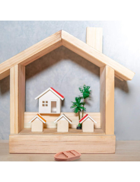 Adornos de Barco en Miniatura LOGOFUN 48 Piezas Resina