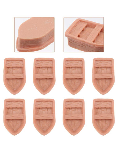 Adornos de Barco en Miniatura LOGOFUN 48 Piezas Resina