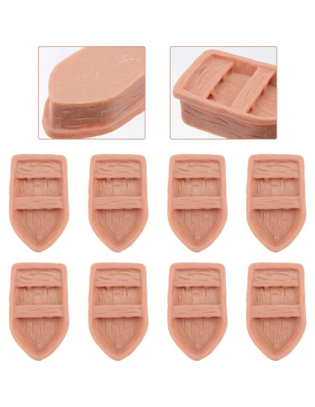 Adornos de Barco en Miniatura LOGOFUN 48 Piezas Resina