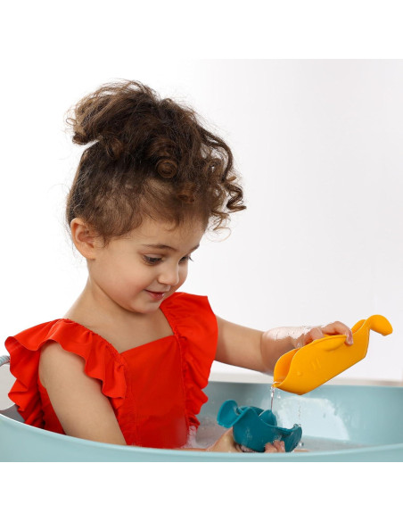 SES Creative Juguetes de Baño Peces en Fila 4 Botes