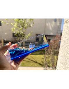 Barco Inhundible Genérico Thousand Sunny Decoración 14.6 cm 2