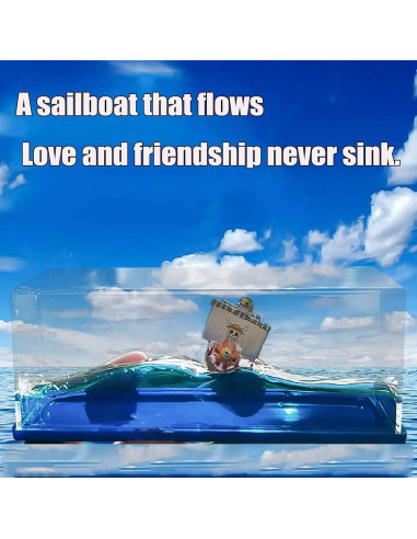 Barco Inhundible Genérico Thousand Sunny Decoración 14.6 cm