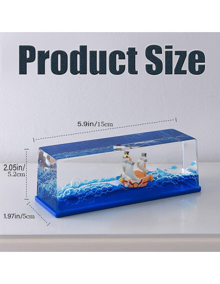 Barco Inhundible Genérico Thousand Sunny Decoración 14.6 cm