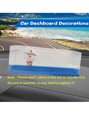 Barco Inhundible Genérico Thousand Sunny Decoración 14.6 cm