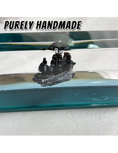 Barco Pirata Black Pearl Honsheng 14.58x5.08 cm Decorativo