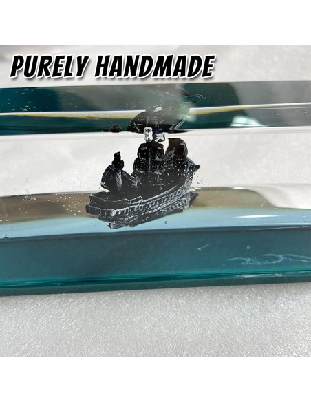 Barco Pirata Black Pearl Honsheng 14.58x5.08 cm Decorativo