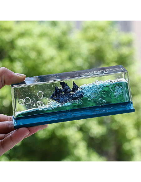 Barco Pirata Black Pearl Honsheng 14.58x5.08 cm Decorativo