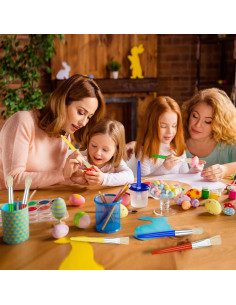 Set de Pinceles de Pintura para Niños YGAOHF - 10 Pcs Lavables 2