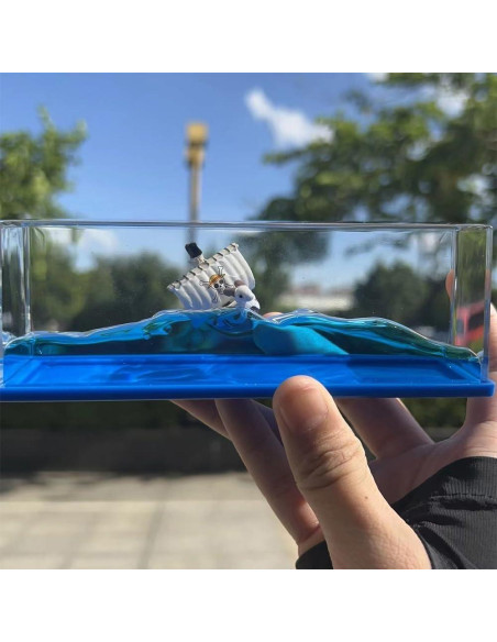 Botella de Deriva Barco Pirata Going Merry 14.6x5.2 cm