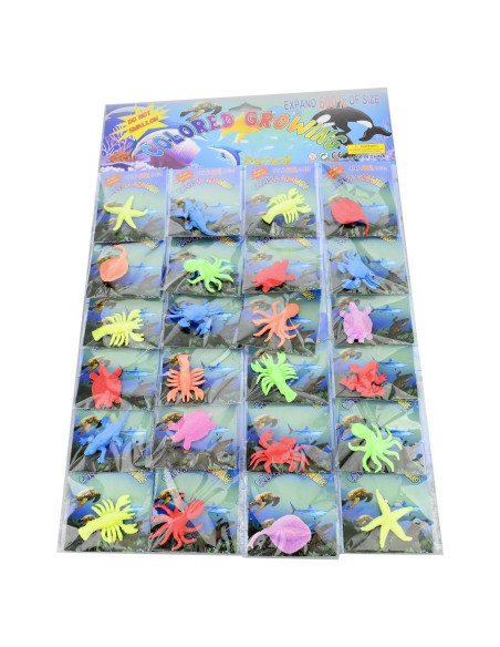 Paquete 24 Criaturas Marinas Sensory Funlop - Crecen en Agua