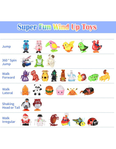 32 Juguetes de Resorte Aodong para Niños - Diversión y Regalos