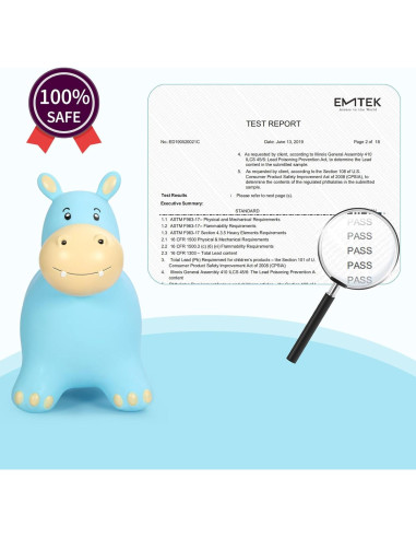 Juguete Saltarín Hipopótamo Inpany para Niños 1.61 kg