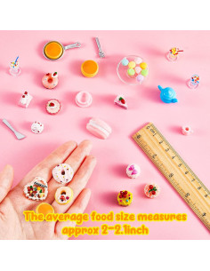 Juego de Té de Fiesta Chivao 48 Piezas Comida Juguete 2