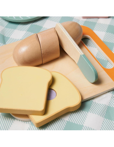 Juego de Comida de Madera 21 Piezas MONT PLEASANT Picnic