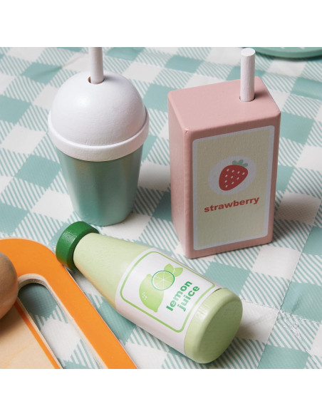 Juego de Comida de Madera 21 Piezas MONT PLEASANT Picnic