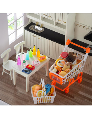 150 Piezas Juguetes de Comida y Bebidas Miniatura Diinokiy