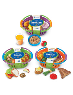 Conjunto de Comida de Juguete Learning Resources 3 Cestas