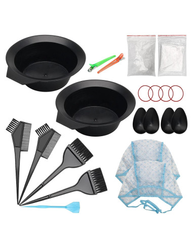 Kit de Coloración de Cabello AHIER 23 Piezas - Accesorios Completo