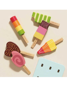 Conjunto de Helados de Madera Le Toy Van Honeybake 6 Piezas 2