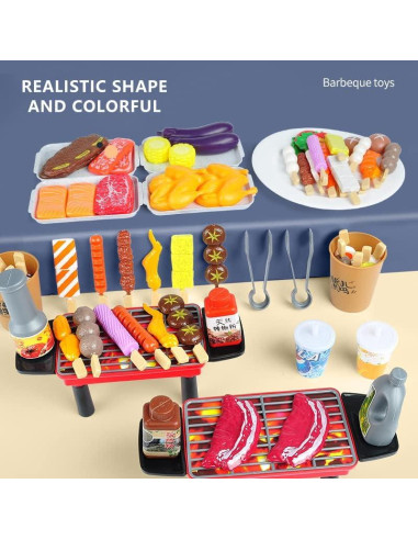 Juego de Barbacoa Interactivo 80 Piezas MORITA BOKUJO