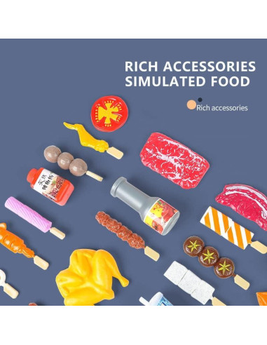 Juego de Barbacoa Interactivo 80 Piezas MORITA BOKUJO