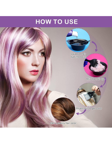 Kit de Coloración de Cabello AHIER 23 Piezas - Accesorios Completo