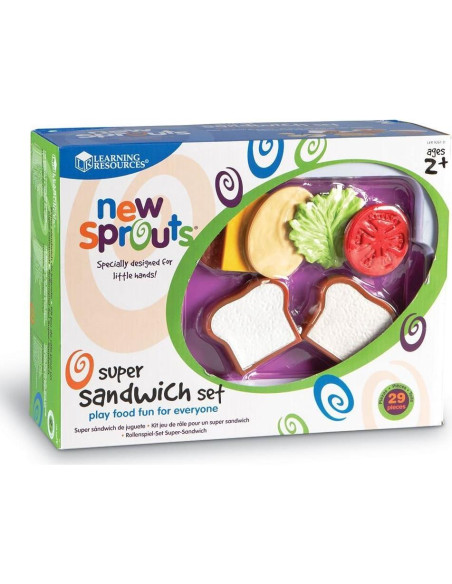 Juego de Sándwiches Super Sprouts Learning Resources - 29 Piezas
