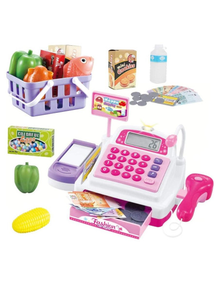 Juego de Supermercado Sotodik con Caja Registradora 34 PCS