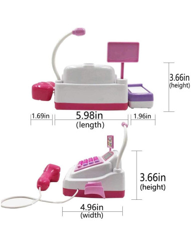 Juego de Supermercado Sotodik con Caja Registradora 34 PCS
