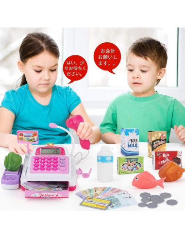 Juego de Supermercado Sotodik con Caja Registradora 34 PCS