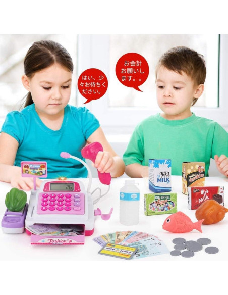 Juego de Supermercado Sotodik con Caja Registradora 34 PCS