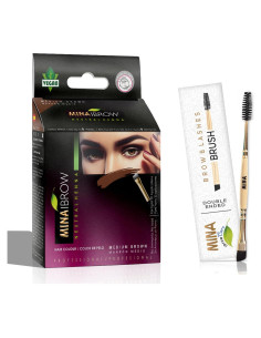 Tinte Natural para Cejas en Polvo MinaiBrow Marrón Medio 32g
