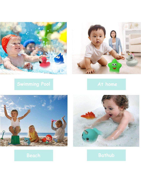Juguetes de Baño Jomyfant 8 Pack Animales Flotantes