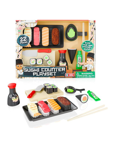 Juguete Interactivo de Sushi Lollipop - Set de Comida 31x5.1x27.4cm