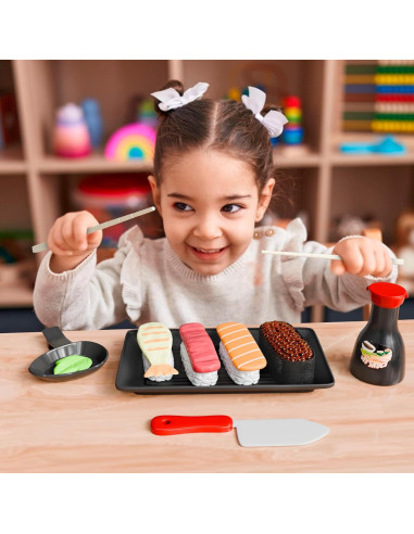 Juguete Interactivo de Sushi Lollipop - Set de Comida 31x5.1x27.4cm