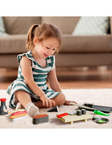 Juguete Interactivo de Sushi Lollipop - Set de Comida 31x5.1x27.4cm