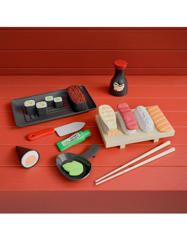 Juguete Interactivo de Sushi Lollipop - Set de Comida 31x5.1x27.4cm