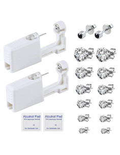 Kit de Perforación de Orejas HYJLPAF con 14 Aretes Variados